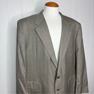 Tom James Royal Classic Tan Herringbone Blazer